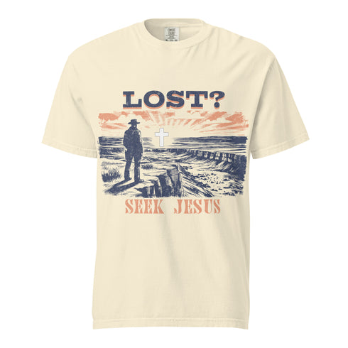 Lost Seek Jesus Christian Bible Verse T-Shirt